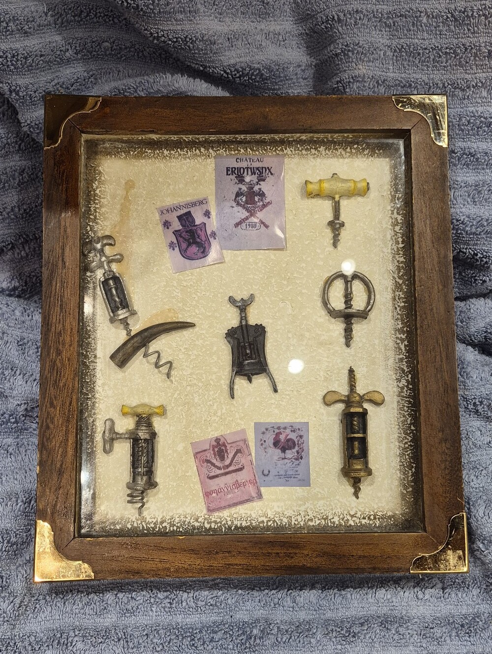 Shadow Box Wine Themed Decor